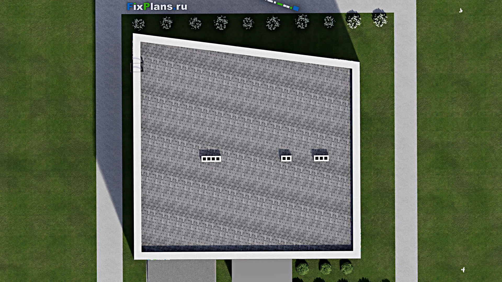 F-10340 - Проект двухэтажного дома 16 на 18, площадью 280 м² с 4 спальнями